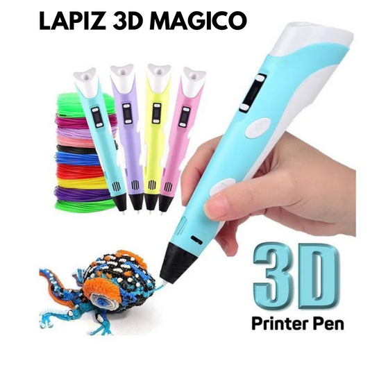 Lápiz 3D Mágico - ¡Transforma tus Ideas en Realidad!