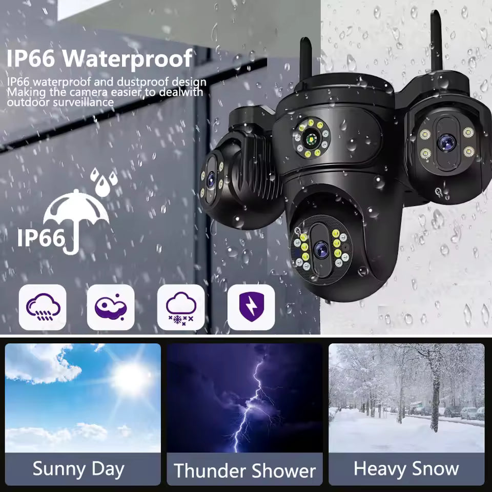 CAMARA TRIPLE LENTE + Micro SD 128GB